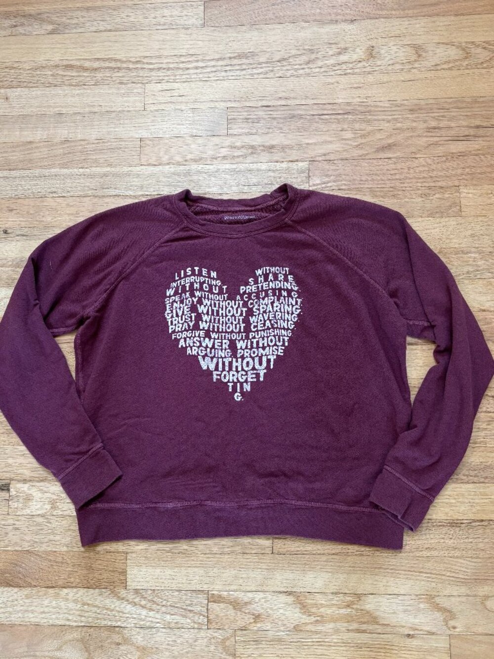 Good hYOUman Emerson Heart size L